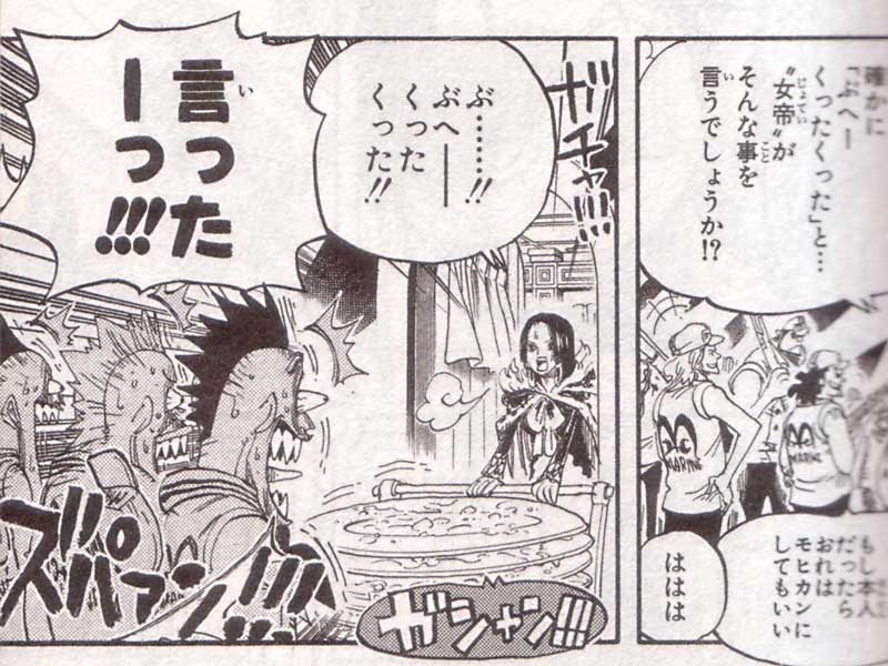 ゾロとルフィと麦わらの一味 One Piece 第599話 九人の海賊 ハンコック