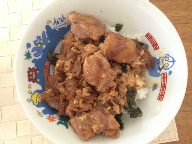 ニンニク鶏の親子丼 (7) (コピー)