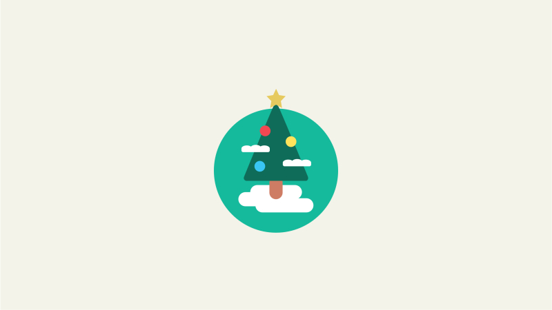フラットデザイン クリスマスツリーのiphone5 5sとデスクトップ用壁紙 ダウンロード可 アメーババックアップ