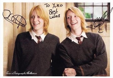James Oliver Phelps Yk S Autograph Collection ファンレターのお返事