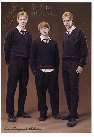 James Oliver Phelps Yk S Autograph Collection ファンレターのお返事