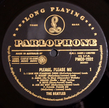 analog Beat Beatlesの1stアルバム（13）Please Please Me 豪州盤