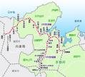 北近畿タンゴ鉄道路線図