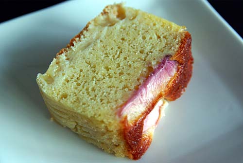 桃のパウンドケーキ