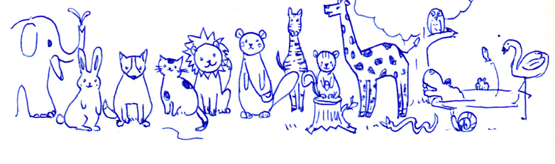 Mdノートに描いてみたよ 森の動物たち 水彩色鉛筆画家 ｔｏｍｏｋｏ