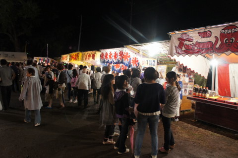 ホタル　小田川　祭り　店