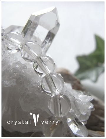 crystal-verry*　クリスタルベリー＊オーナーのブログ＊-水晶　ブレスレット