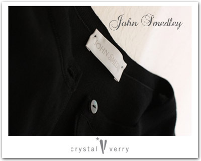 crystal-verry*　クリスタルベリー　*･オーナーのブログ・*-ジョン　スメドレー　ツインニット　黒