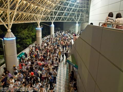 YUKI LIVE 2012.5.6 東京ドーム”SOUNDS OF TEN”退場の様子