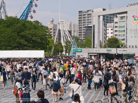 YUKI LIVE 2012.5.6 東京ドーム”SOUNDS OF TEN”の様子