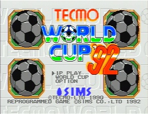 TECMO WORLD CUP '92